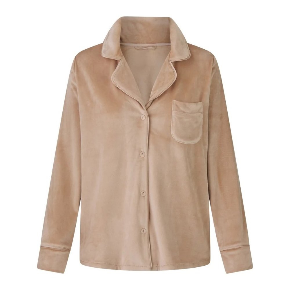 SKIMS Tan Pajama Top